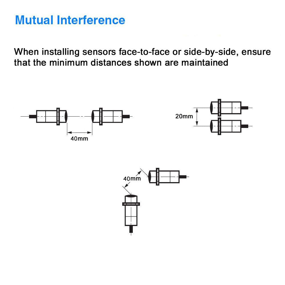 Long Range Proximity Sensor - 8 mm Diameter, Shielded, Normally Open - NPN