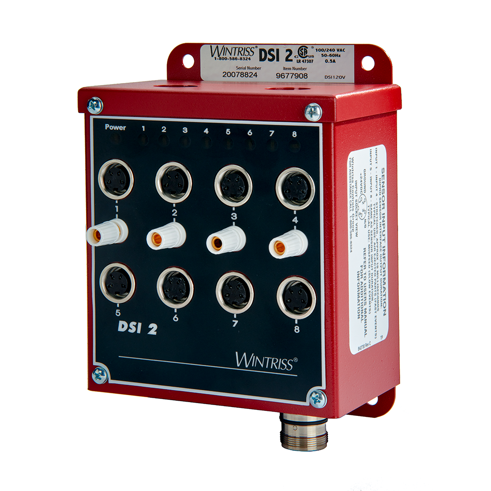 DSI 2 (8-input) w-Sensor connectors, QDP, & HD19 - 24 VDC