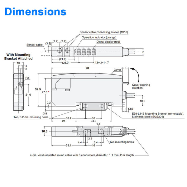 Non Ferrous Metals Proximity Sensor Amplifier - NPN