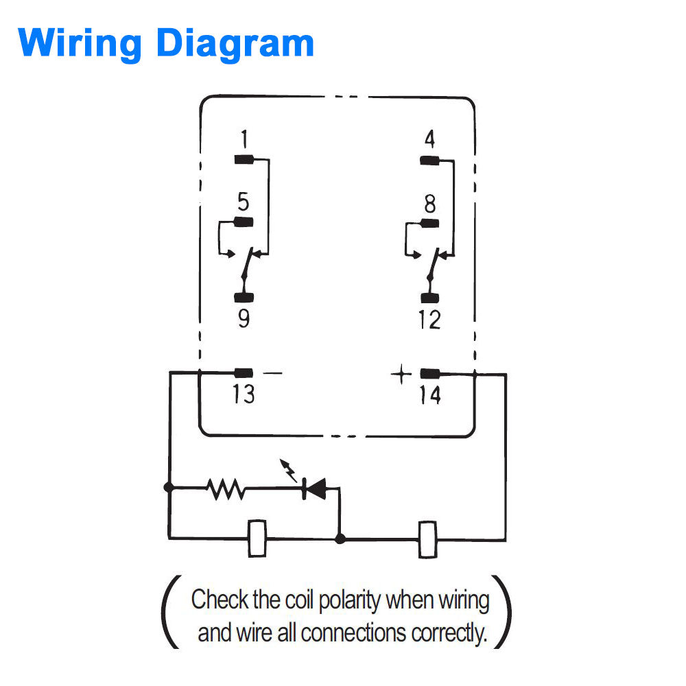 General Purpose Relay - DPDT  24 VDC Coil