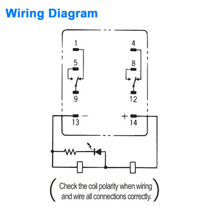 General Purpose Relay - DPDT  24 VDC Coil