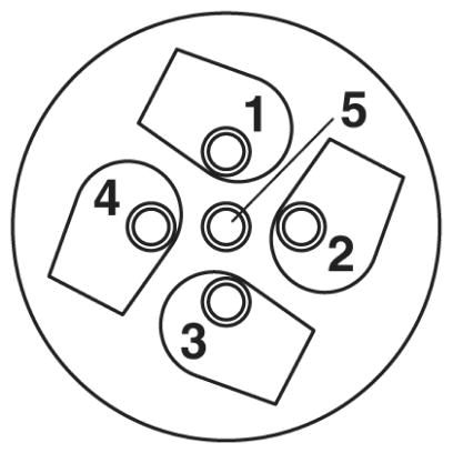Mating Connector (Straight) for 4 or 8-Port HDP